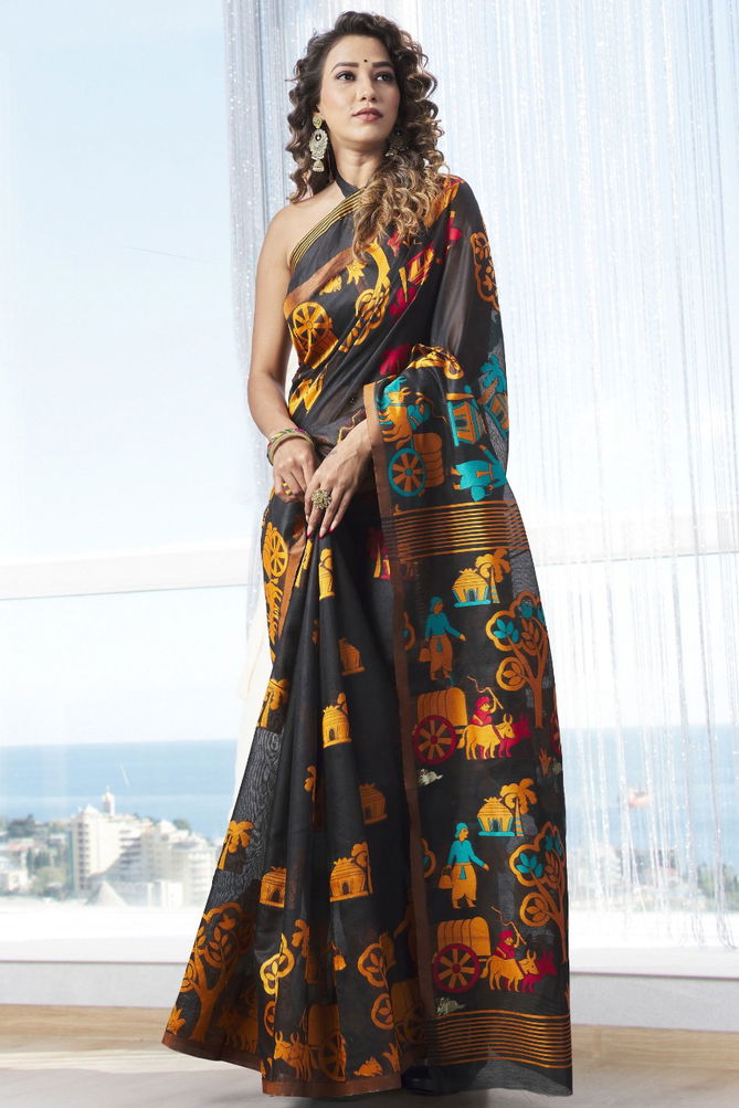 Jamdani 2 Classic Fancy Party Wear Silk Designer Saree Collection